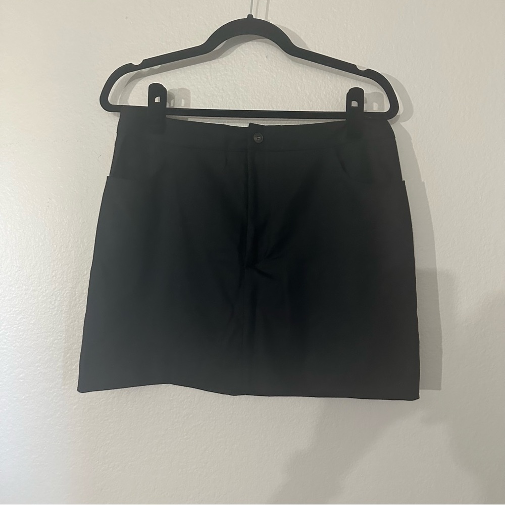 NWT Loulou Studio Black Hornby Mini Skirt Large - Picture 7 of 7